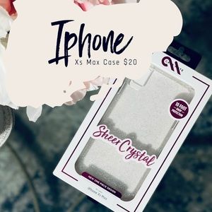 IPHONE XS MAX CASE • 🖤